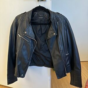 Zara Black Leather Jacket